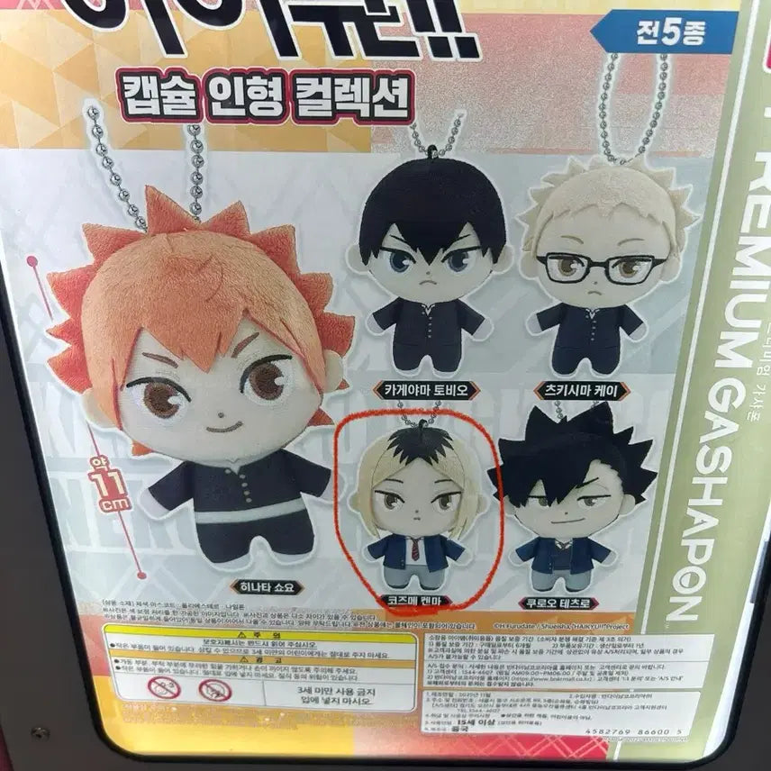 [BUNJANG] Haikyuu!! Capsule Toy Figure / 하이큐 캡슐 인형