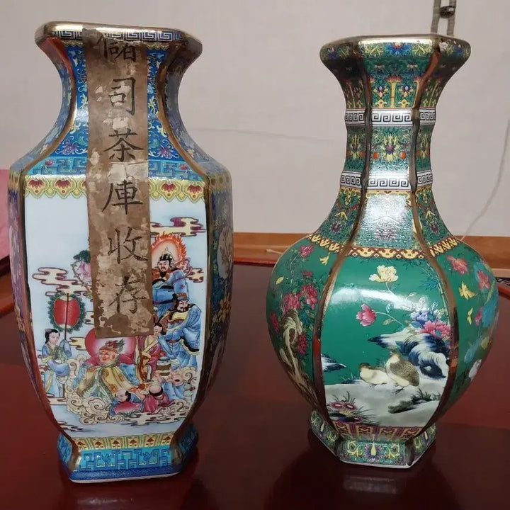 [BUNJANG] Chinese Tea Ceramic Set (2 pieces) / 중국차가덜어있는 도자기  2개 세트