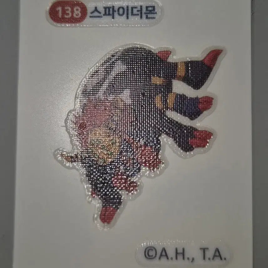 [BUNJANG] Digimon Spadamon Ttibu Seal / 디지몬 스파이더몬 띠부실