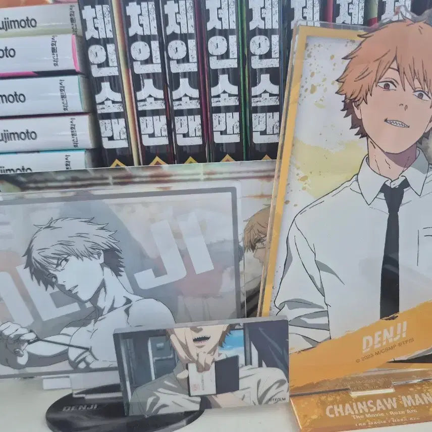 [BUNJANG] Chainsaw Man Denji Acrylic Stand Bundle Set / 체인소맨 덴지 아크릴스탠드 일괄판매