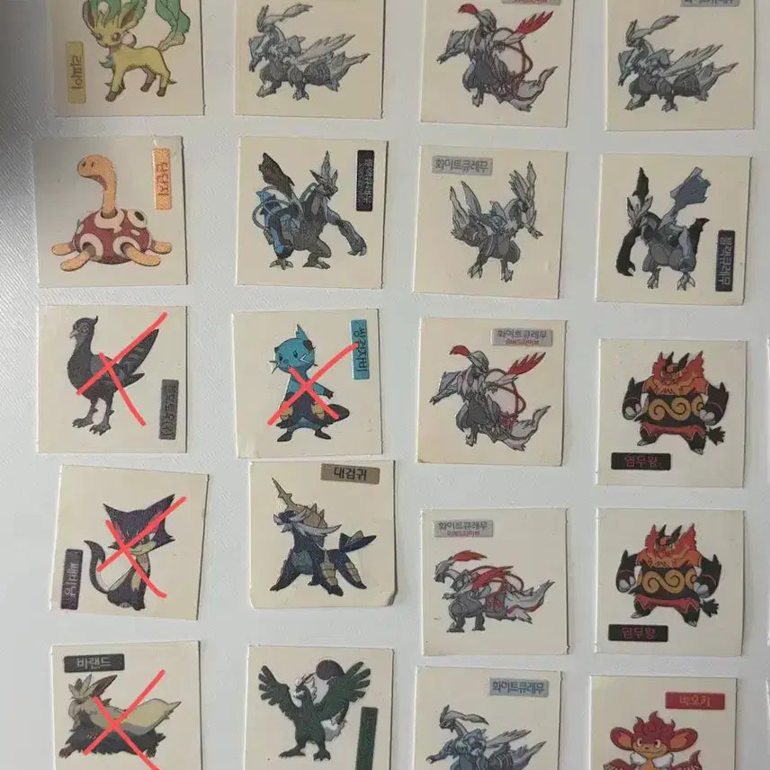 [BUNJANG] Pokemon Bread Stickers Collection / 포켓몬 빵 띠부띠부씰 모음