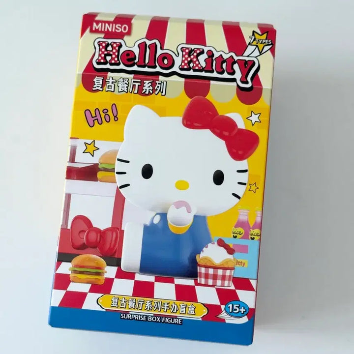 [BUNJANG] Miniso Hello Kitty Retro Diner Figure Secret / 헬로키티 복고식당 피규어 시크릿