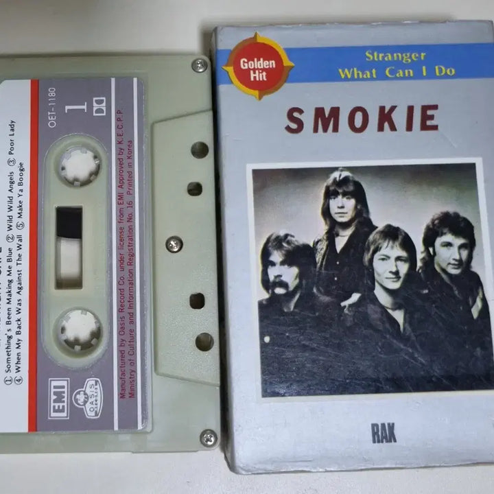 [BUNJANG] Smoky Stranger What Can I Do Cassette Tape (Unsealed) / 스모키 (개봉 카세트테이프) Stranger what can i do