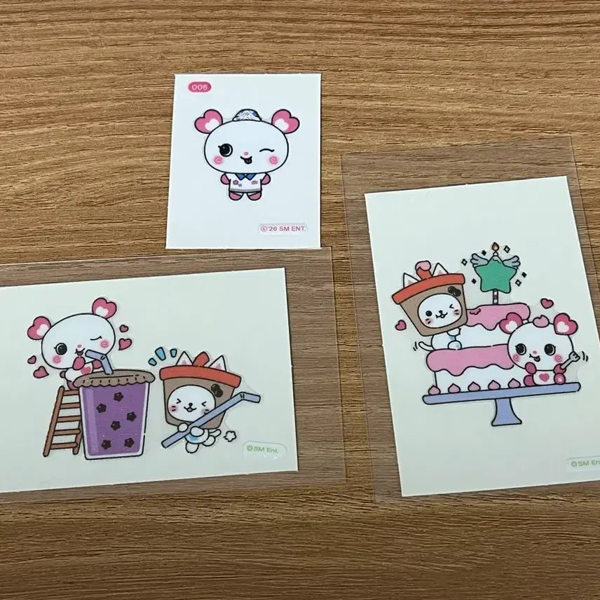 [BUNJANG] NCT WISH Wish Bakery Sticker Set / 엔시티위시 위시베이커리 띠부씰 2종 및 팡이띠부 세트