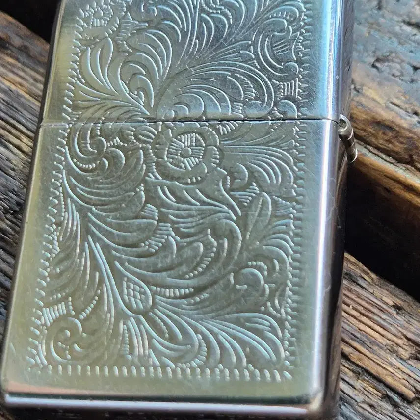[BUNJANG] Zippo Lighter Vintage Flower Pattern / 지포 라이터 빈티지 플라워 패턴