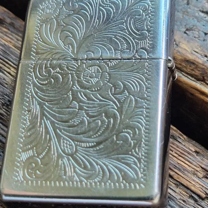 [BUNJANG] Zippo Lighter Vintage Flower Pattern / 지포 라이터 빈티지 플라워 패턴