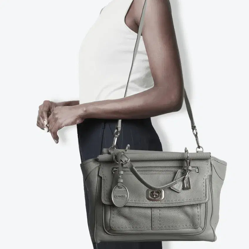 [BUNJANG] Coach Pinnacle Leather Louisa Tote Bag / 코치 피나클 레더 루이자 토트백