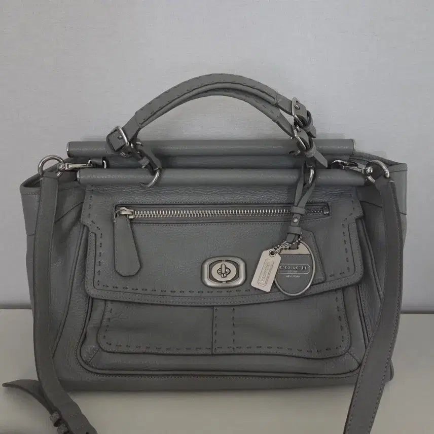 [BUNJANG] Coach Pinnacle Leather Louisa Tote Bag / 코치 피나클 레더 루이자 토트백