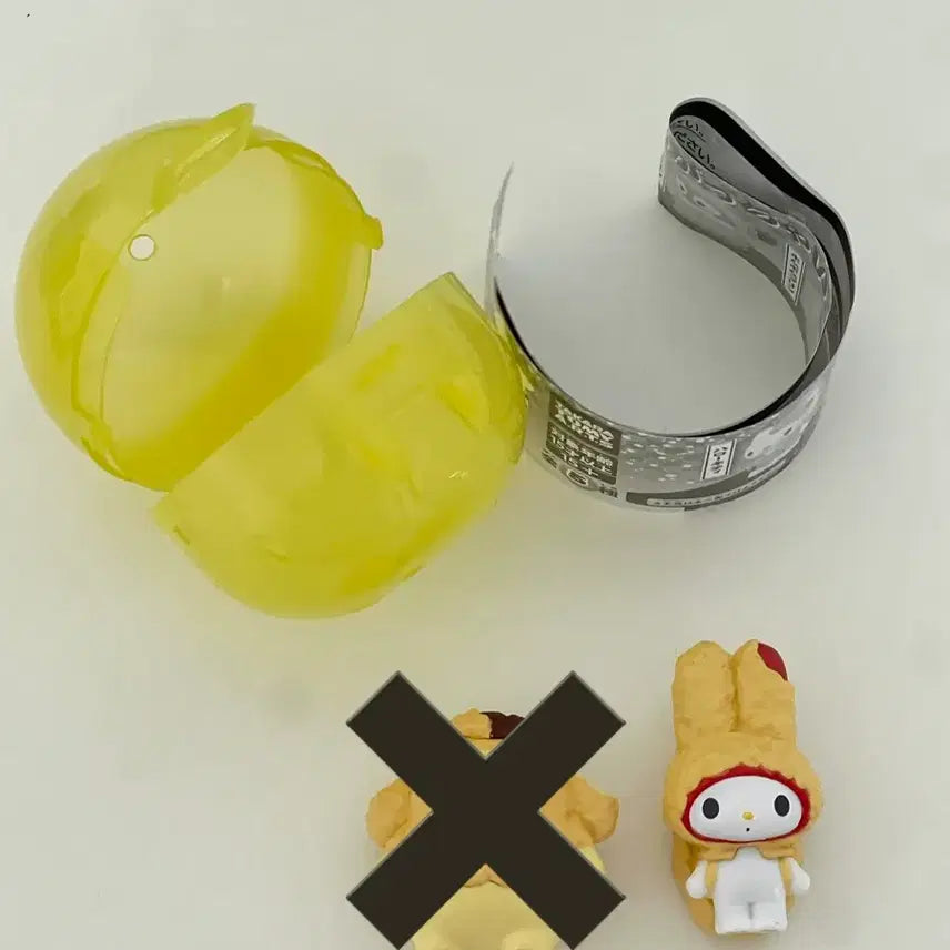 [BUNJANG] Sanrio Tempura Fried Gacha My Melody Figure / 산리오 덴푸라 튀김 가챠 마이멜로디 마멜 피규어