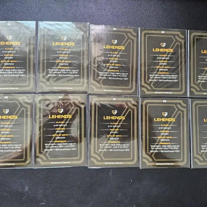[BUNJANG] Gen.G 2024 Official Collection Card Base Re Henz Bundle Set / 2024 젠지 오피셜 컬렉션 카드 베이스 리헨즈 일괄
