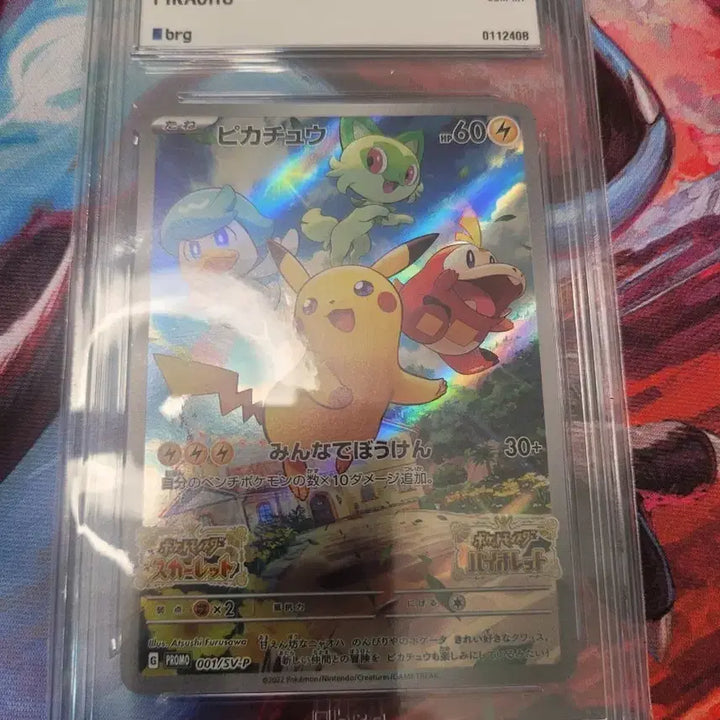 [BUNJANG] Pokemon Card Pikachu Japanese Promo BRG10 / 포켓몬 카드 피카츄 일본 프로모 S&amp;V brg10