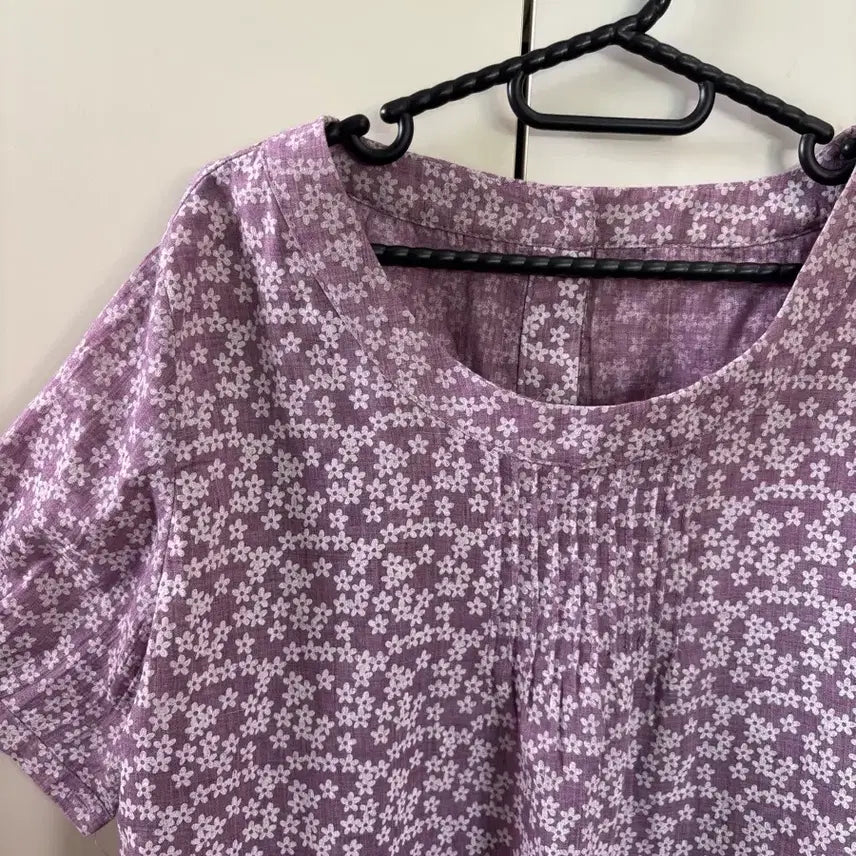 [BUNJANG] Vintage Mori Girl Style Floral Print Blouse / 빈티지 모리걸st 잔꽃무늬 블라우스