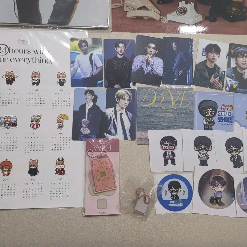 [BUNJANG] Jinyoung Park Bundle Set Merchandise / 박진영 굿즈 with 포스터, 키링, 비공굿 등 일괄양도