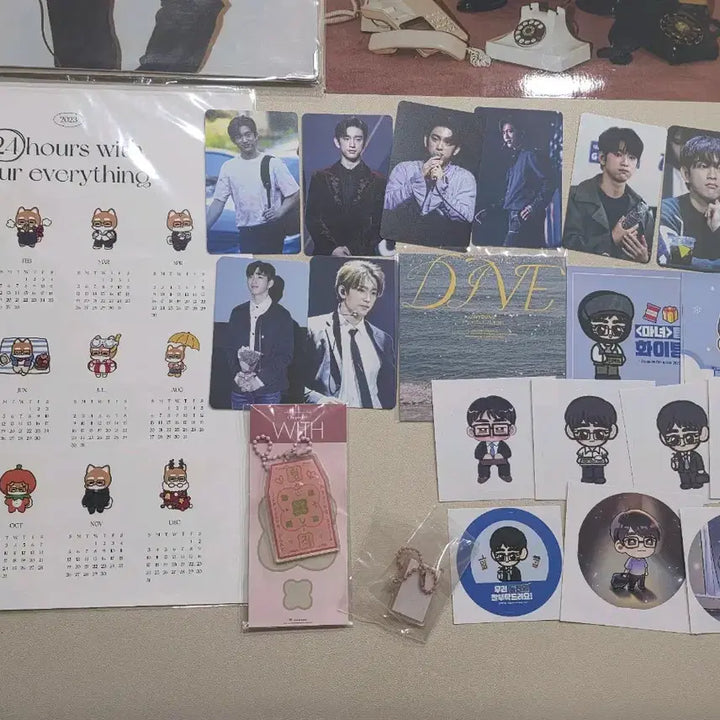 [BUNJANG] Jinyoung Park Bundle Set Merchandise / 박진영 굿즈 with 포스터, 키링, 비공굿 등 일괄양도
