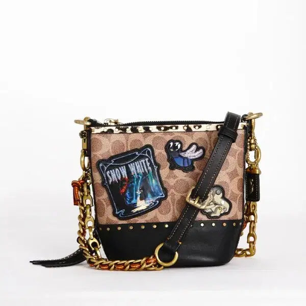 [BUNJANG] Coach Disney Collaboration Limited Edition Snow White Shoulder Bag Crossbody / 코치 디즈니 콜라보 한정판 백설공주 숄더백 크로스백