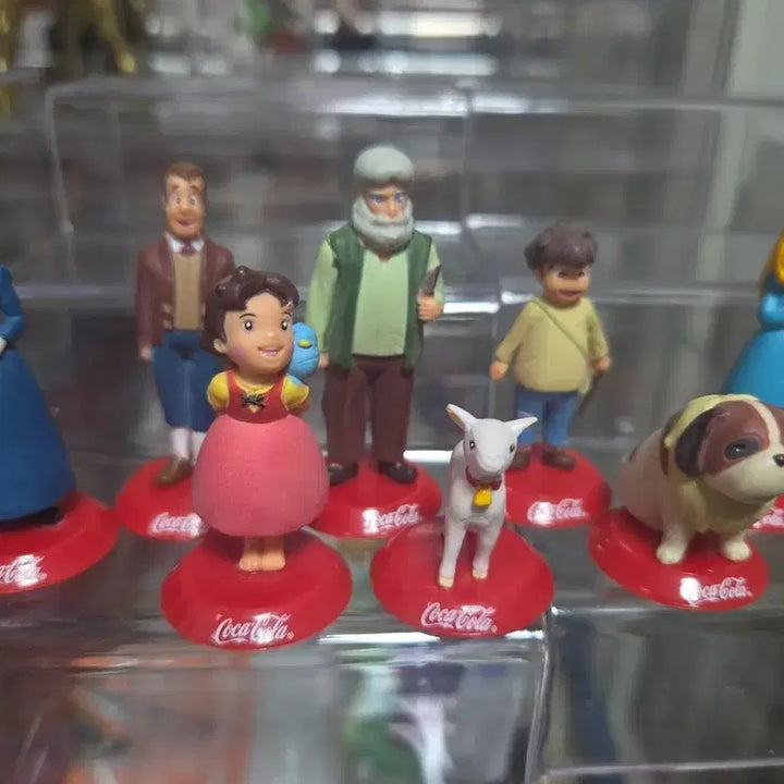 [BUNJANG] Heidi of the Alps Coca-Cola Figure Full Set (8 Types) / 알프스 소녀 하이디 코카콜라 피규어 8종 풀세트