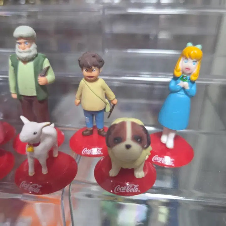 [BUNJANG] Heidi of the Alps Coca-Cola Figure Full Set (8 Types) / 알프스 소녀 하이디 코카콜라 피규어 8종 풀세트
