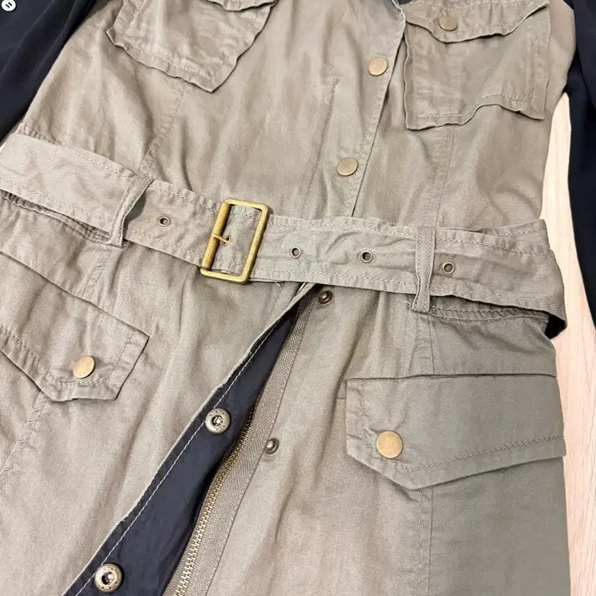 [BUNJANG] JESSINY 2-in-1 Cotton Vest + Detachable Chiffon Blouse Set / JESSINY 2in1 면 베스트 + 탈부착 쉬폰 블라우스 55정도