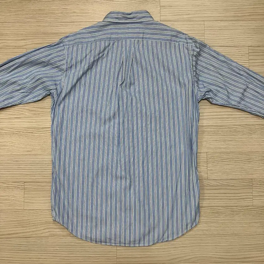[BUNJANG] Polo Ralph Lauren Stripe Cotton Shirt Sky Blue / [Polo] 폴로 랄프로렌 스트라이프 셔츠 스카이블루