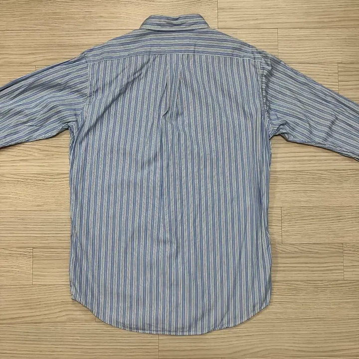 [BUNJANG] Polo Ralph Lauren Stripe Cotton Shirt Sky Blue / [Polo] 폴로 랄프로렌 스트라이프 셔츠 스카이블루