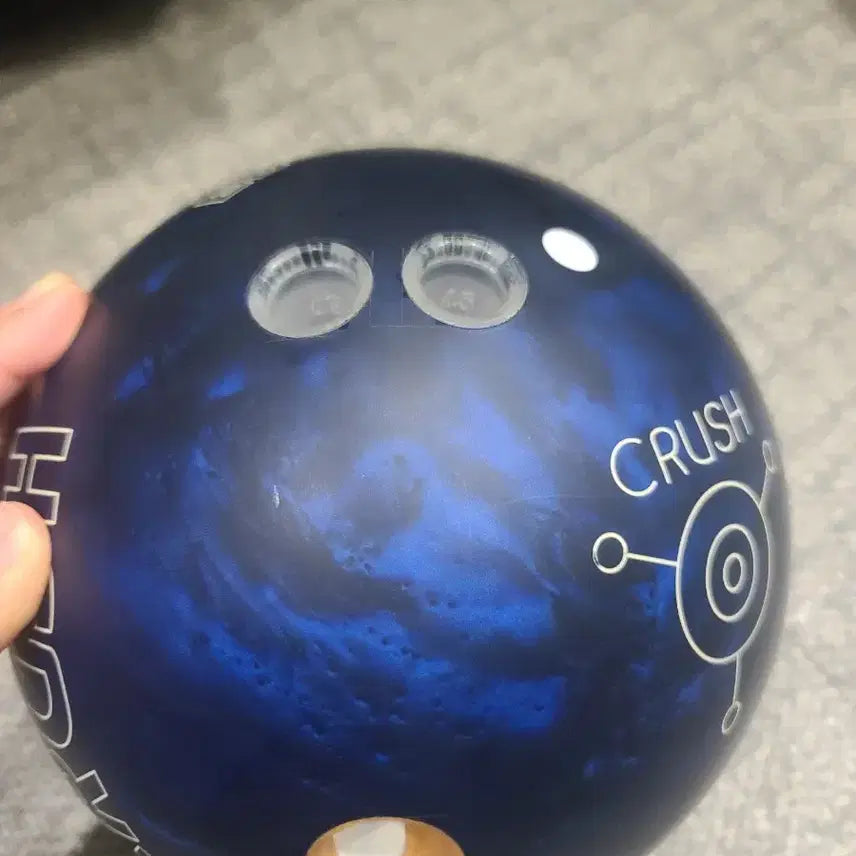 [BUNJANG] Ebonite Crush Navy Urethane Bowling Ball 15lb / CRUSH NAVY URETHANE