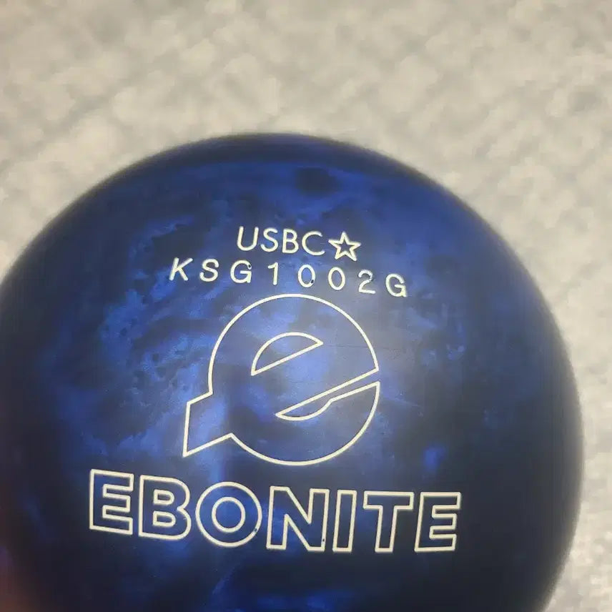 [BUNJANG] Ebonite Crush Navy Urethane Bowling Ball 15lb / CRUSH NAVY URETHANE