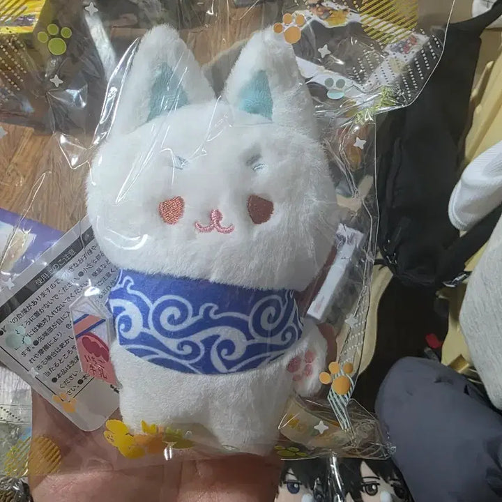 [BUNJANG] Gintama Sakata Gintoki Mofus Mini Plush (Sealed) / [은혼] 사카타 긴토키 모프사 미니 봉제인형 (미개봉)