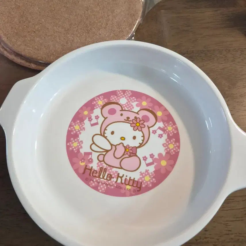 [BUNJANG] Hello Kitty Classic Vintage Gratin Dish Set / 헬로키티 고전키티 빈티지 그라탕 접시 2개 일괄