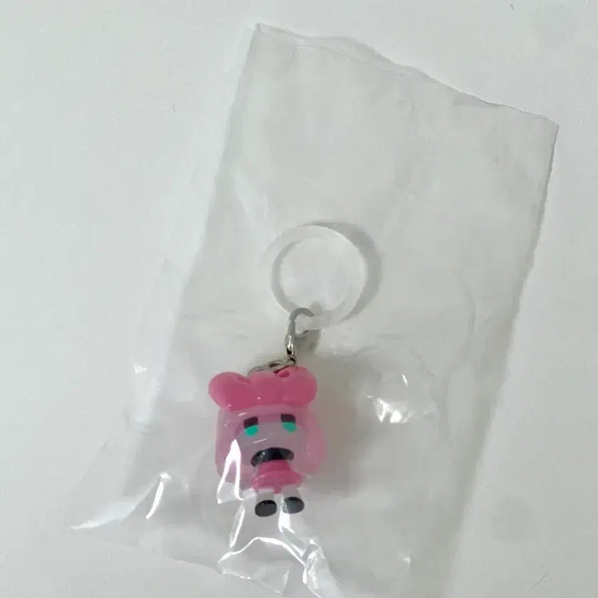 [BUNJANG] Bandai Chiyoko Gacha Personal Marker Flamingo Keyring / 반다이 치요코 가챠 퍼스널 마커 메지루시 플라밍고 키링