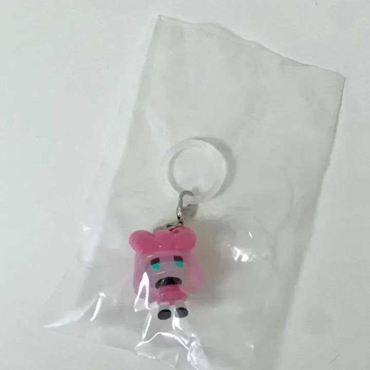 [BUNJANG] Bandai Chiyoko Gacha Personal Marker Flamingo Keyring / 반다이 치요코 가챠 퍼스널 마커 메지루시 플라밍고 키링