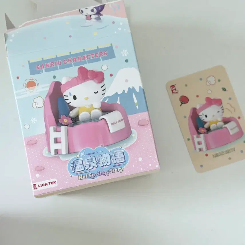 [BUNJANG] Sanrio Characters Onsen Story Hello Kitty Figure (New) / 산리오 캐릭터즈 온천이야기 헬로키티 피규어 새상품