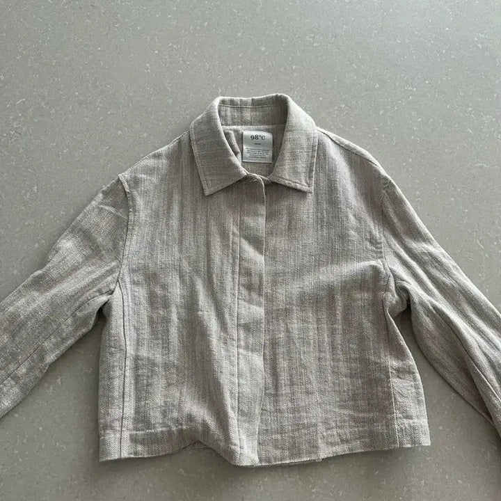 [BUNJANG] 98Degree Herringbone Shirt Jacket / 98도씨 헤링본 셔츠