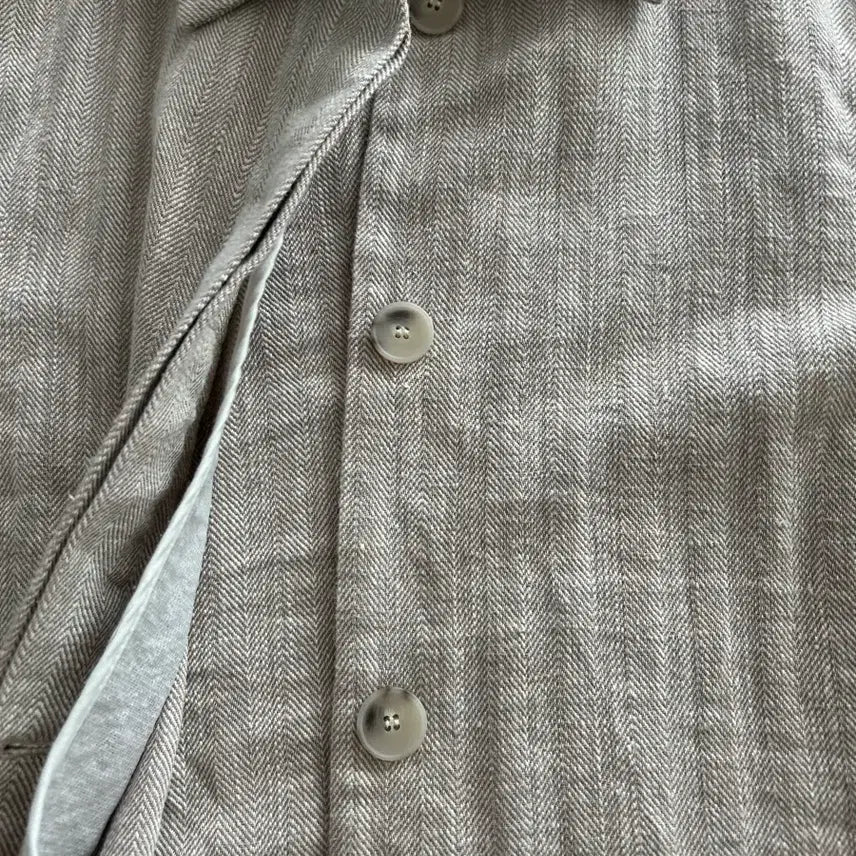 [BUNJANG] 98Degree Herringbone Shirt Jacket / 98도씨 헤링본 셔츠