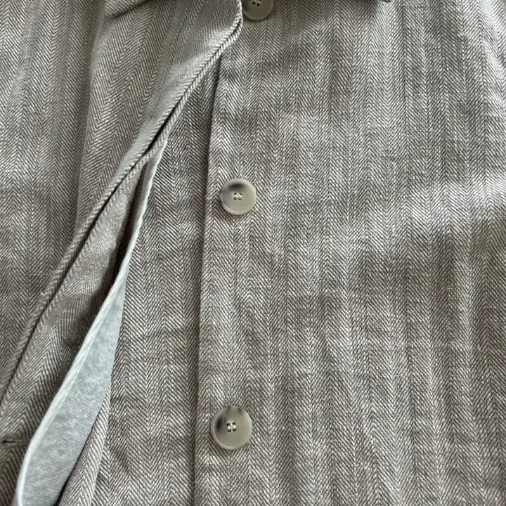 [BUNJANG] 98Degree Herringbone Shirt Jacket / 98도씨 헤링본 셔츠