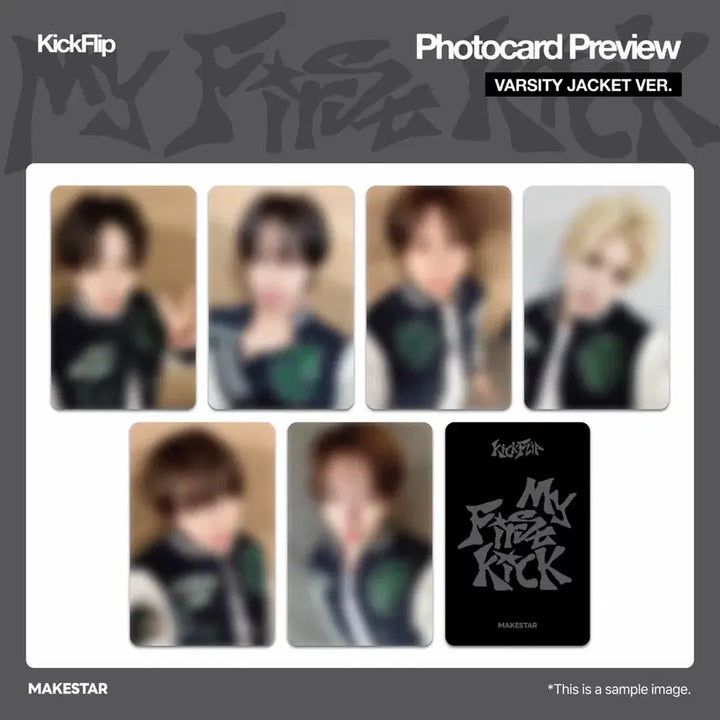 [BUNJANG] Kickflip Makestar Photocard Split Set / 킥플립 메이크스타 영통 과잠 특전 분철