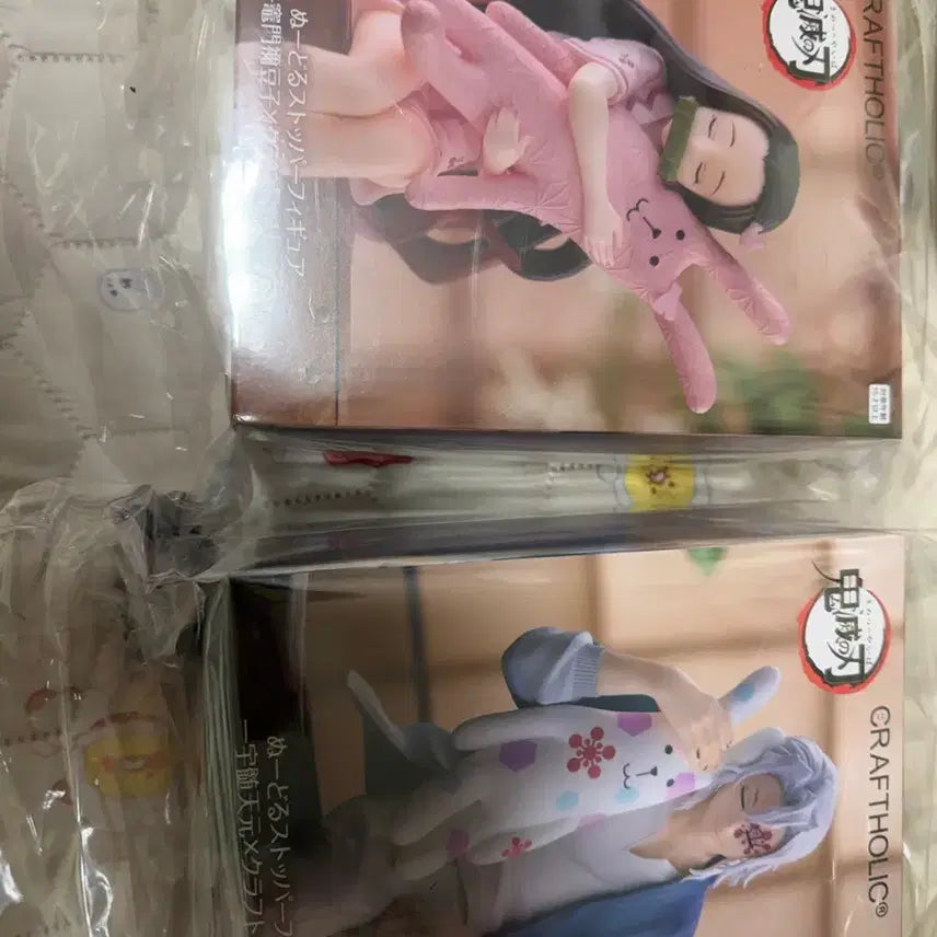 [BUNJANG] Demon Slayer Craft Holic Noodle Stopper Figure (Nezuko, Tengen) / 귀멸의 칼날 크래프트홀릭 누들 스토퍼 피규어