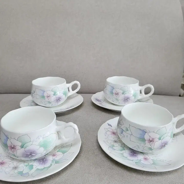 [BUNJANG] Vintage Mil-yang Porcelain Coffee Cup Set / 빈티지밀양도자기4조 가격