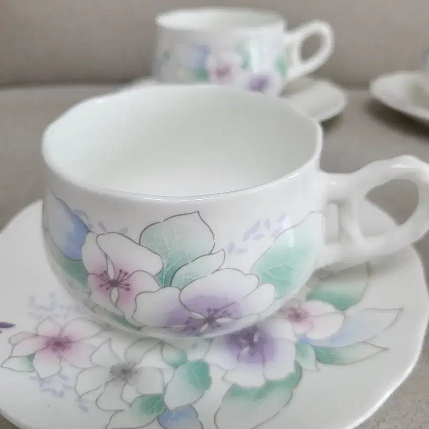 [BUNJANG] Vintage Mil-yang Porcelain Coffee Cup Set / 빈티지밀양도자기4조 가격