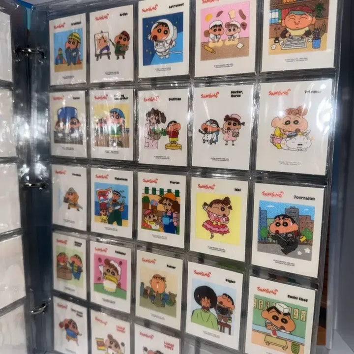 [BUNJANG] Crayon Shin-chan Job Travel 23 Stickers / 짱구 직업여행 띠부씰 23개