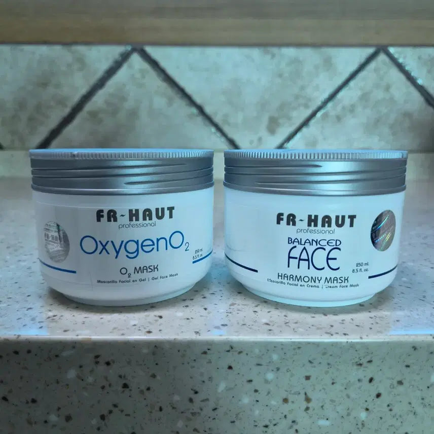 [BUNJANG] Prihoute Oxygen O2 Mask + Harmony Mask 250ml Set (Sealed) / 프라이하우트 옥시전오투 마스크+하모니 마스크 250ml 2개 세트 미개봉