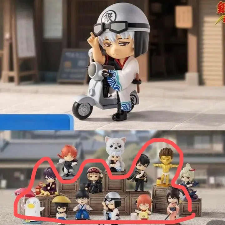 [BUNJANG] Popmart Gintama 10-Figure Bundle Set / (미개봉)팝마트 은혼 10종 일괄 피규어 판매 긴토키 popmart