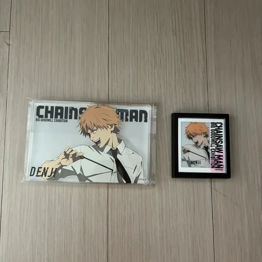 [BUNJANG] Chainsaw Man Denji Tokyo Baseyard Acrylic Block with Badge / 체인소맨 덴지 도쿄 베이스야드 아크릴 아크릴블록