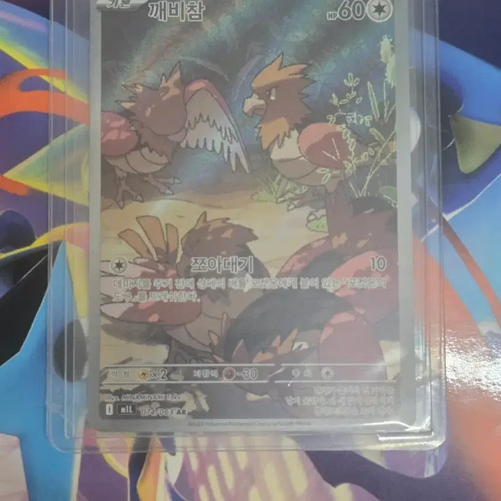 [BUNJANG] Pokemon Fletchling AR Card / 포켓몬 카드 깨비참 AR 카드