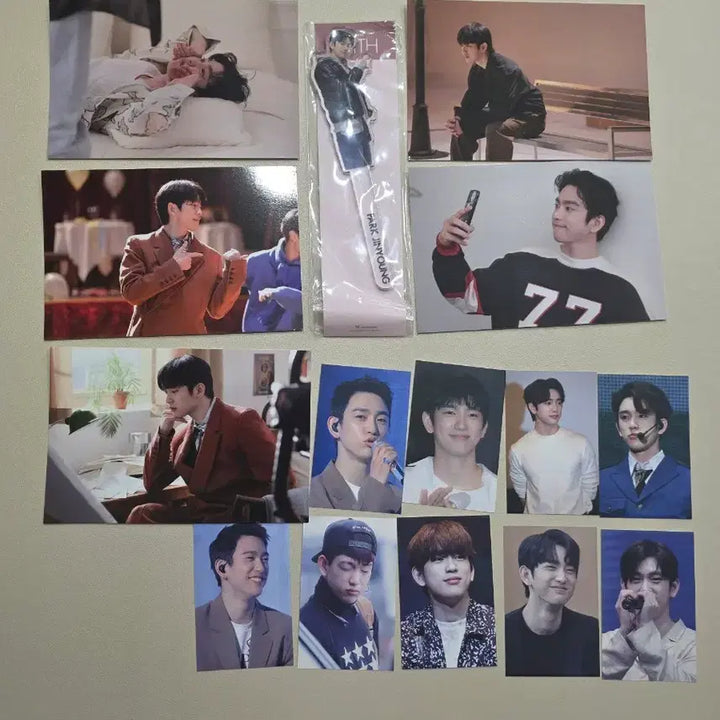 [BUNJANG] Jinyoung Postcard, Photocard, Acrylic Goods Bundle Set / 박진영 엽서, 포카, 아크릴 굿즈