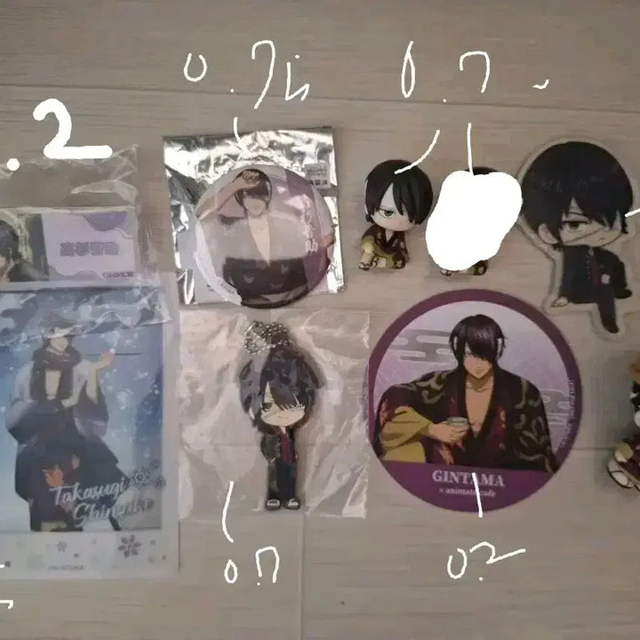[BUNJANG] Gintama Takasugi, Gintoki, Katsura, Hijikata Merchandise Bundle / 타카스기, 긴토키, 즈라, 히지카타 굿즈 판매