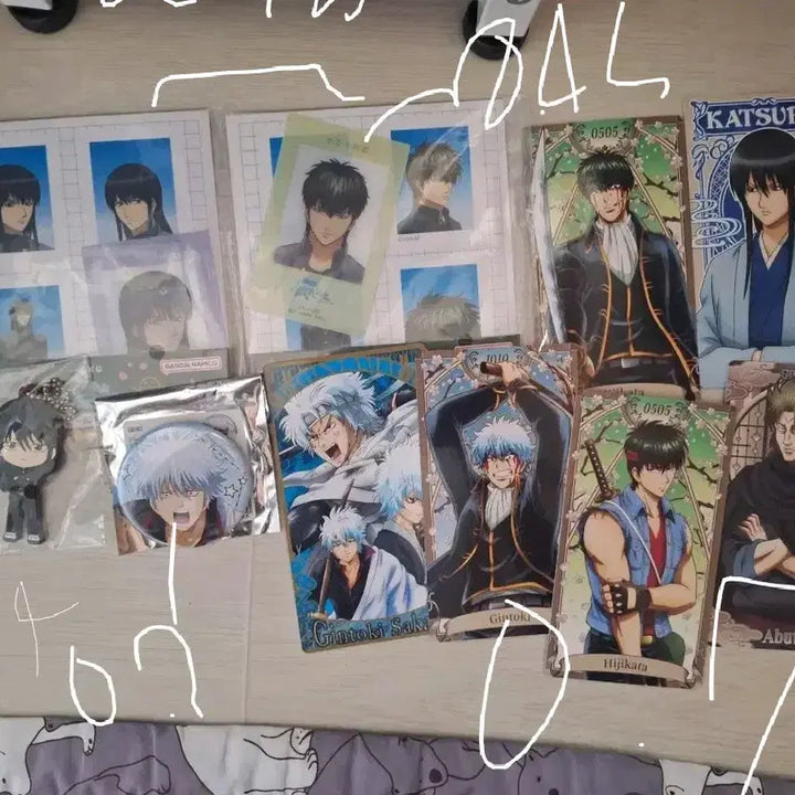 [BUNJANG] Gintama Takasugi, Gintoki, Katsura, Hijikata Merchandise Bundle / 타카스기, 긴토키, 즈라, 히지카타 굿즈 판매