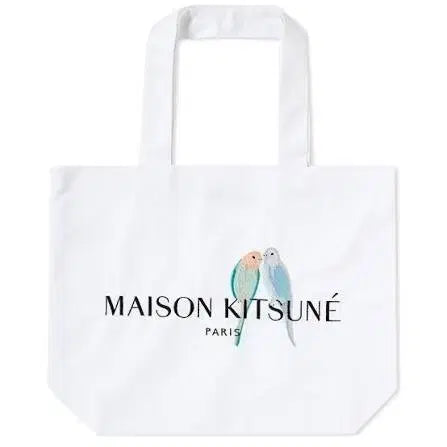 [BUNJANG] Maison Kitsuné Limited Edition Lovebirds Tote Bag / 메종키츠네 한정판 러브버드 토트백 에코백 새상품