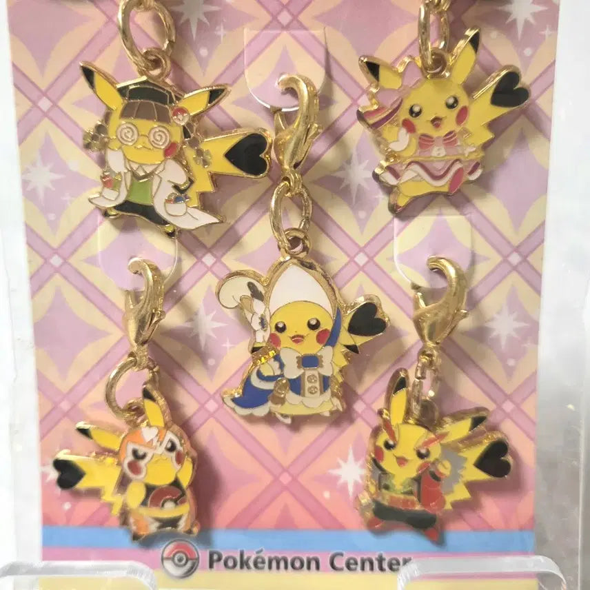 [BUNJANG] Pokemon Center Pikachu Costume Metal Charm Set (Sealed) / 피카츄 옷갈아입기 코스튬 오루알사 마담츄 메탈챰 포켓몬센터 미개봉