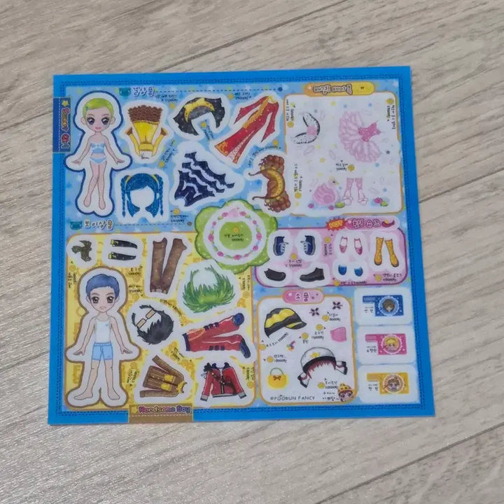 [BUNJANG] Fancy Old Stationery Avatar Style Codi Sticker (10th Edition) / 10탄 푸른팬시 고전문구 구판 아바타 코디스티커