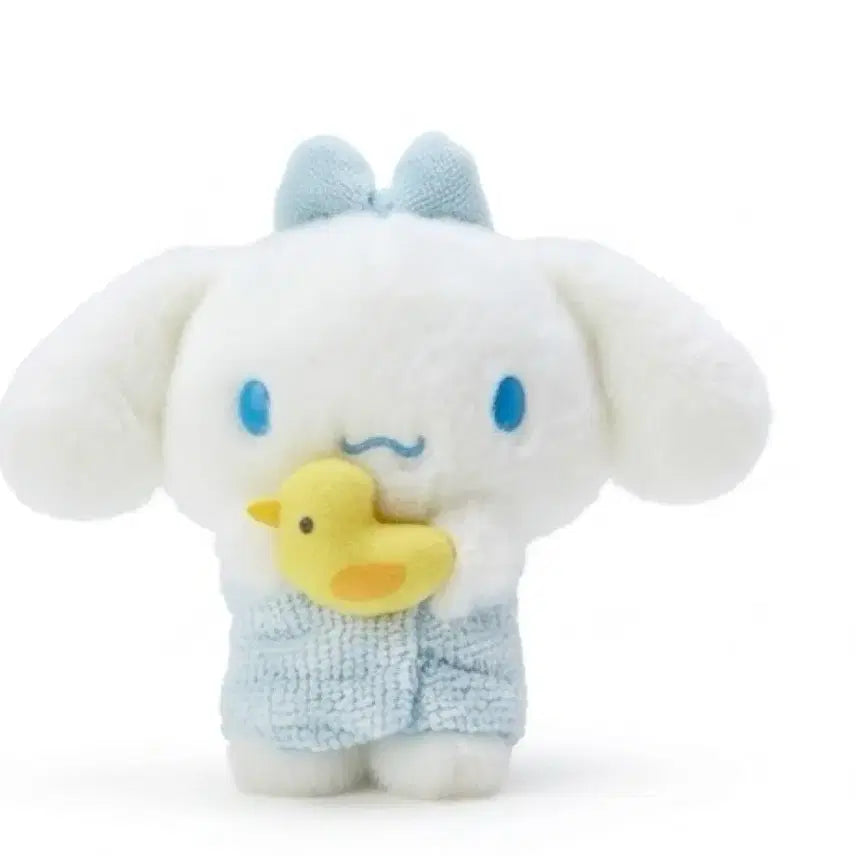 [BUNJANG] Sanrio Cinnamoroll Onsen Mascot Bathing Doll Keychain / 산리오 시나모롤 온천 마스코트 목욕 인형 키링